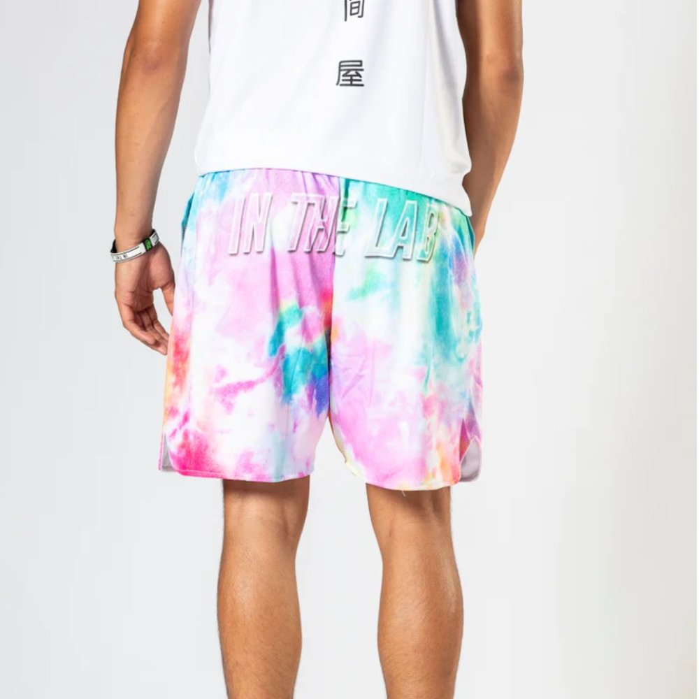 Get Schwifty Shorts In The Lab Watercolor Tie Dye Basketball Shorts comf…